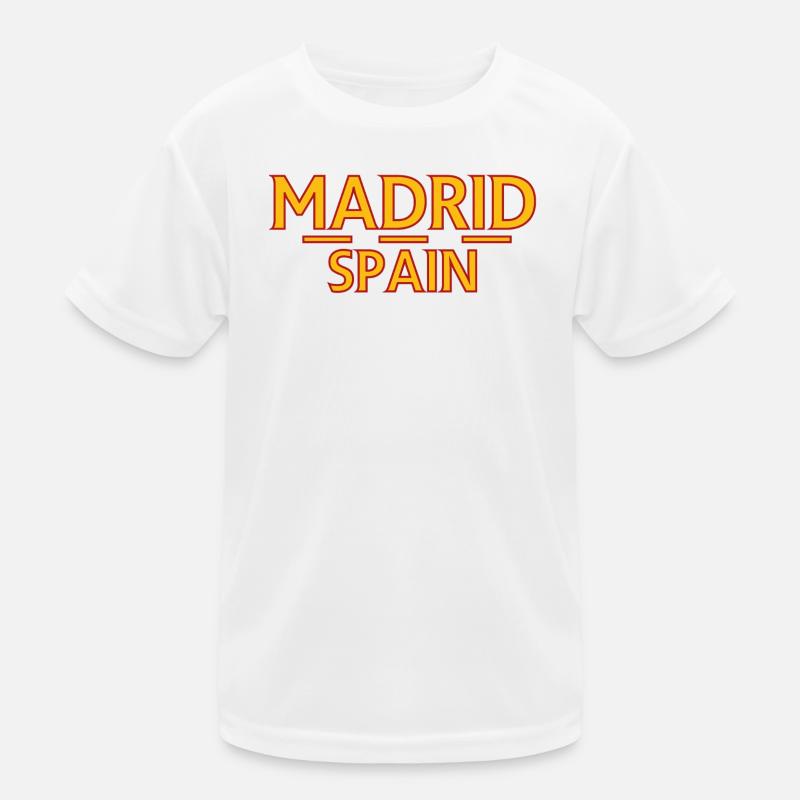 Madrid – Spanien Kinder Funktions-T-Shirt