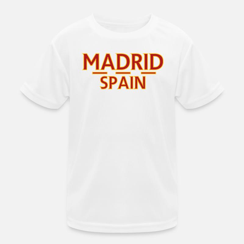 Madrid – Spanien Kinder Funktions-T-Shirt