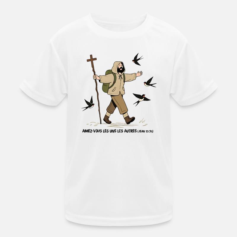 Pilger, liebt einander Kinder Funktions-T-Shirt