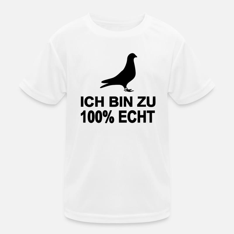 Tauben Kinder Funktions-T-Shirt