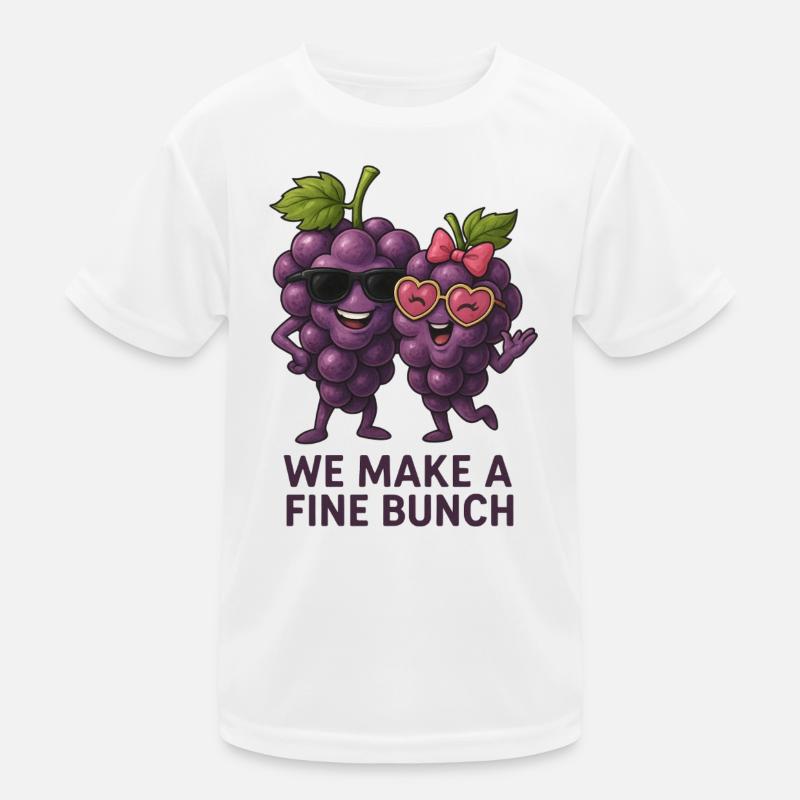 Une grappe fine de raisins avec style T-shirt sport Enfant