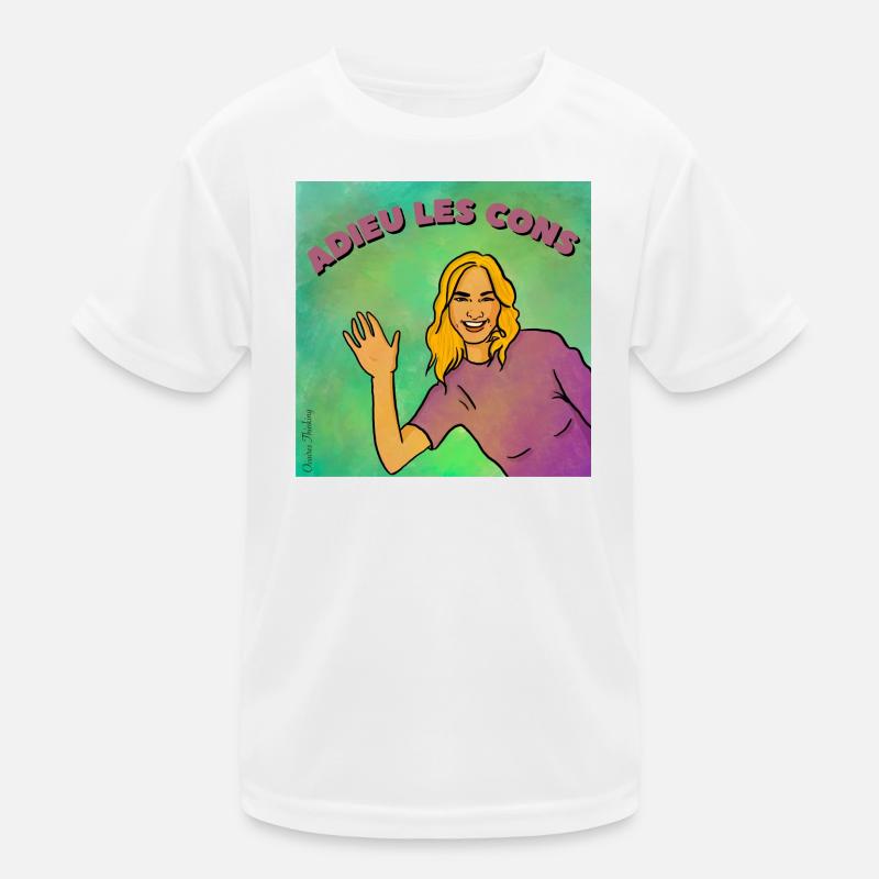 Adieu les cons T-shirt sport Enfant