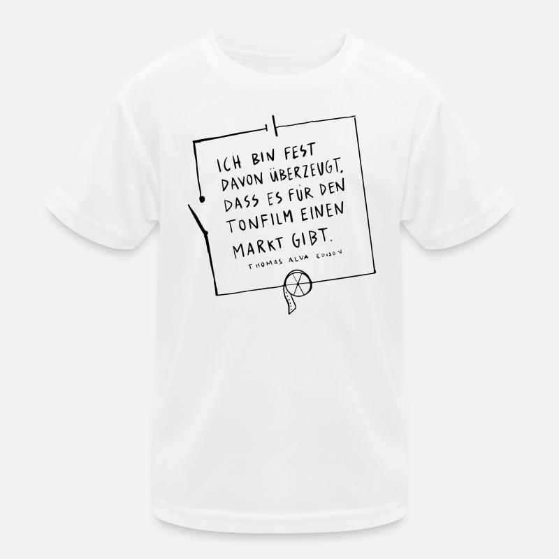 Thomas Edison Circuit - T-shirt sport Enfant - blanc