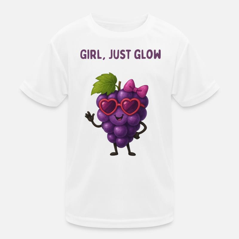 Grappa Glow Girl Power Kids Functional T-Shirt