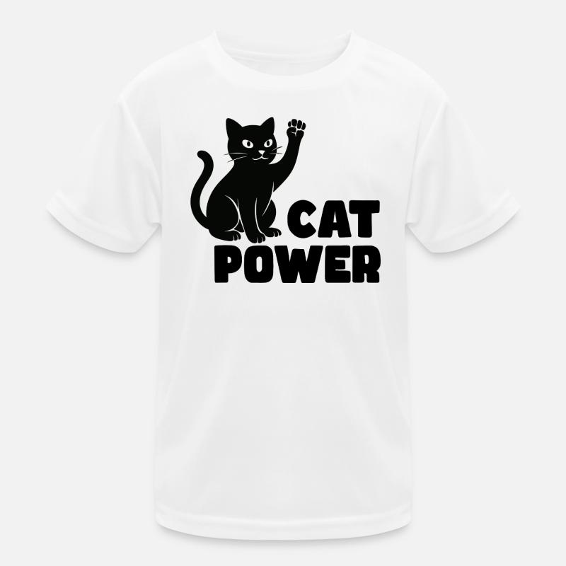 Pouvoir du chat T-shirt sport Enfant