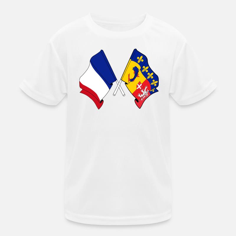 Rhône-Alpes-Herzfrequenz FR Kinder Funktions-T-Shirt