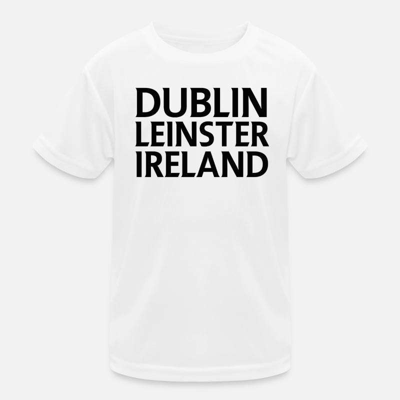 Dublin – Irland Textdesign Kinder Funktions-T-Shirt