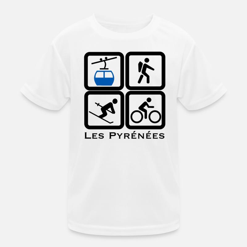 Die Pyrenäen Kinder Funktions-T-Shirt