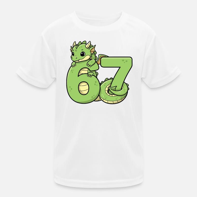Dragon Six Sept Mignon Dragon Vert 67 T-shirt sport Enfant