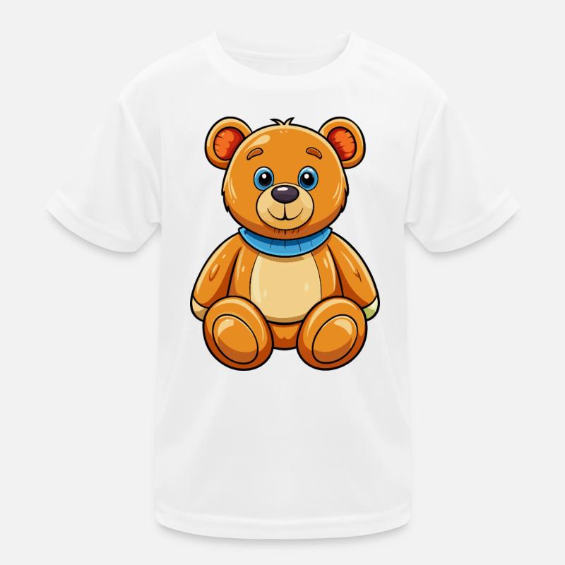 Teddybär Kinder Funktions-T-Shirt