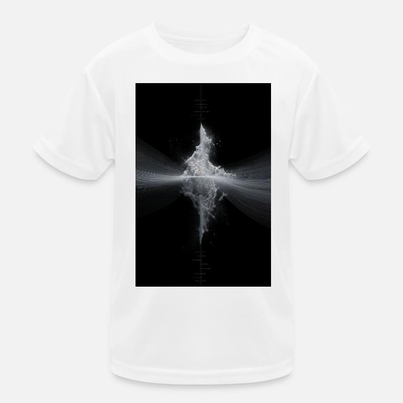Quantum Pulse Echo Kids Functional T-Shirt