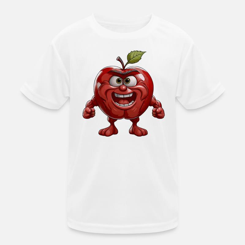 Apfel Kinder Funktions-T-Shirt