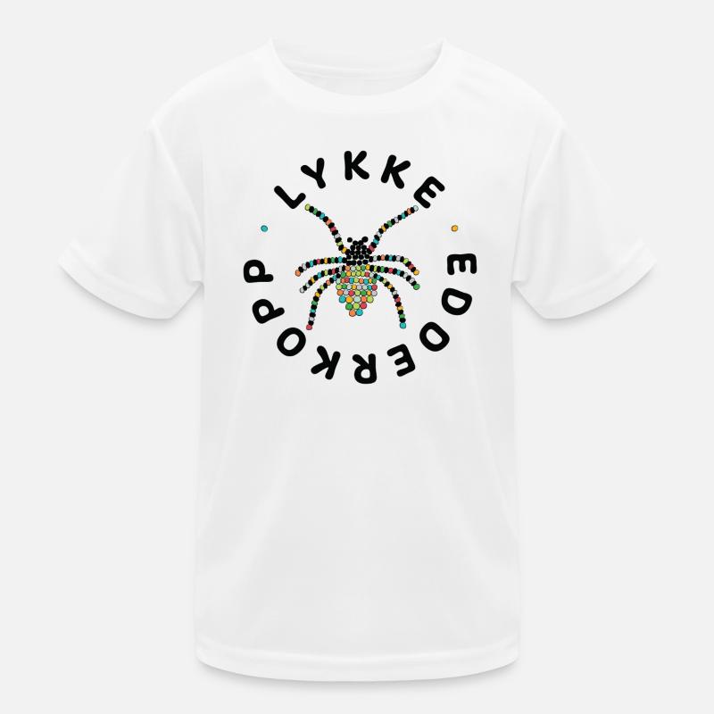 Glücksspinne Kinder Funktions-T-Shirt
