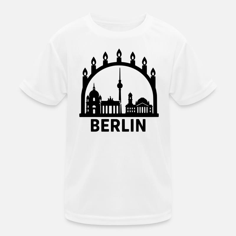 Décoration de Noël Schwibbogen de Berlin Avent T-shirt sport Enfant