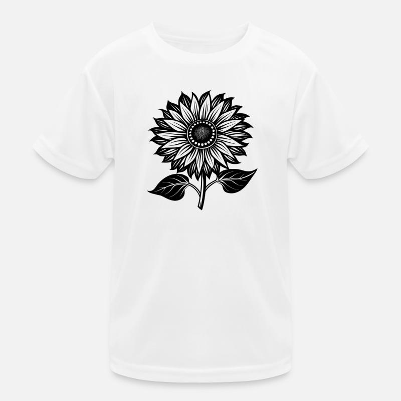 Sonnenblume Kinder Funktions-T-Shirt