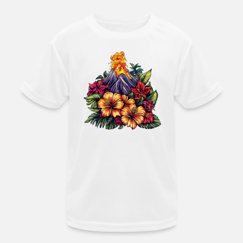 Île des Fleurs Volcaniques T-shirt sport Enfant