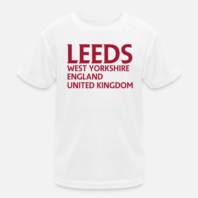 Leeds – Angleterre Conception des paroles T-shirt sport Enfant