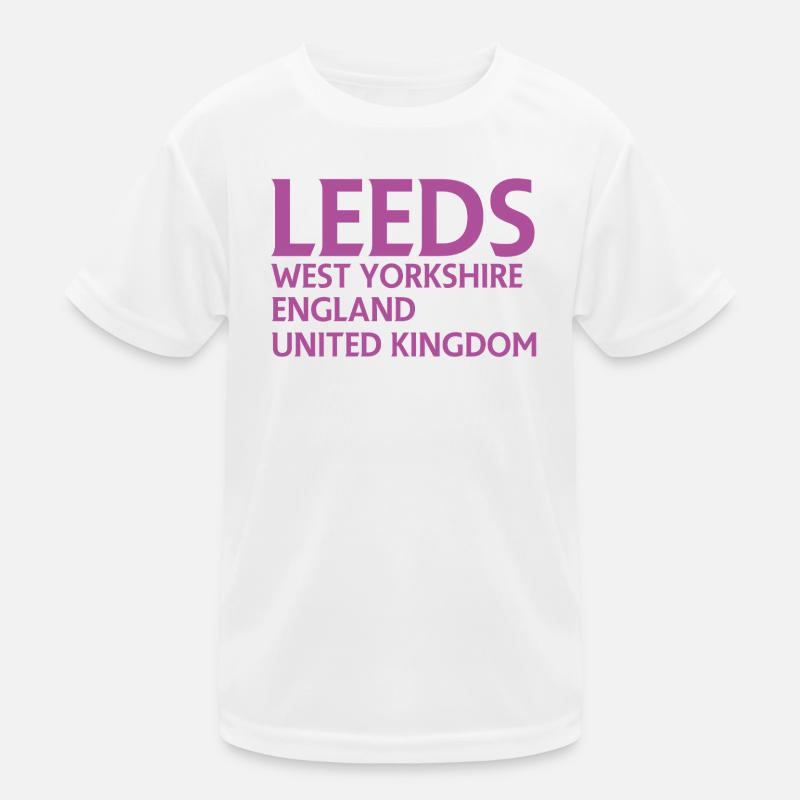 Leeds – Angleterre Conception des paroles T-shirt sport Enfant