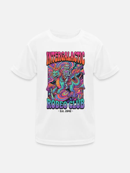 Journey to Planet Groove - Kids Functional T-Shirt - white - Front
