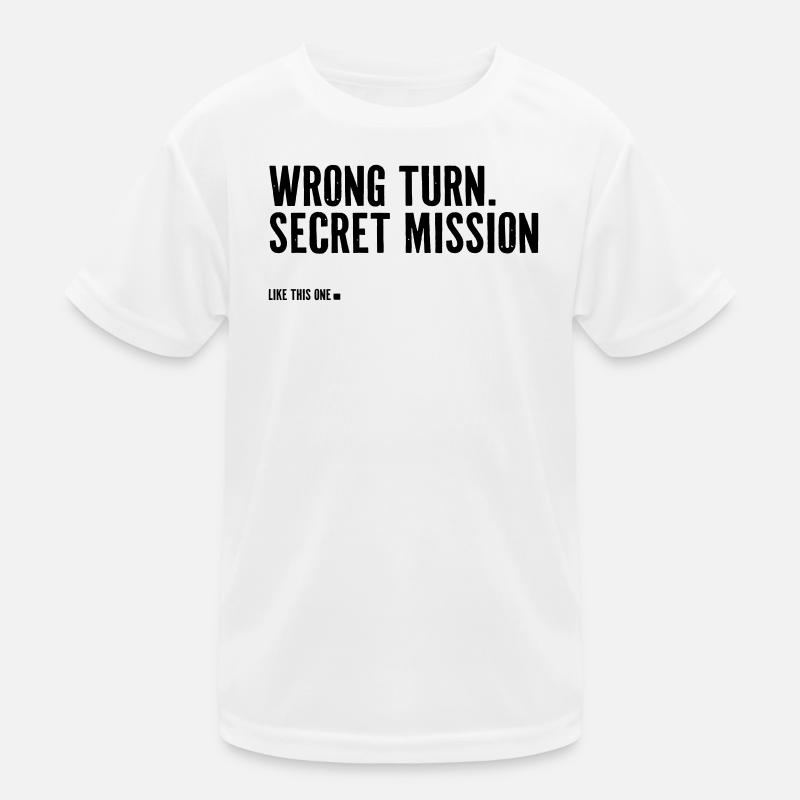 Mauvais tournant. Mission secrète. T-shirt sport Enfant