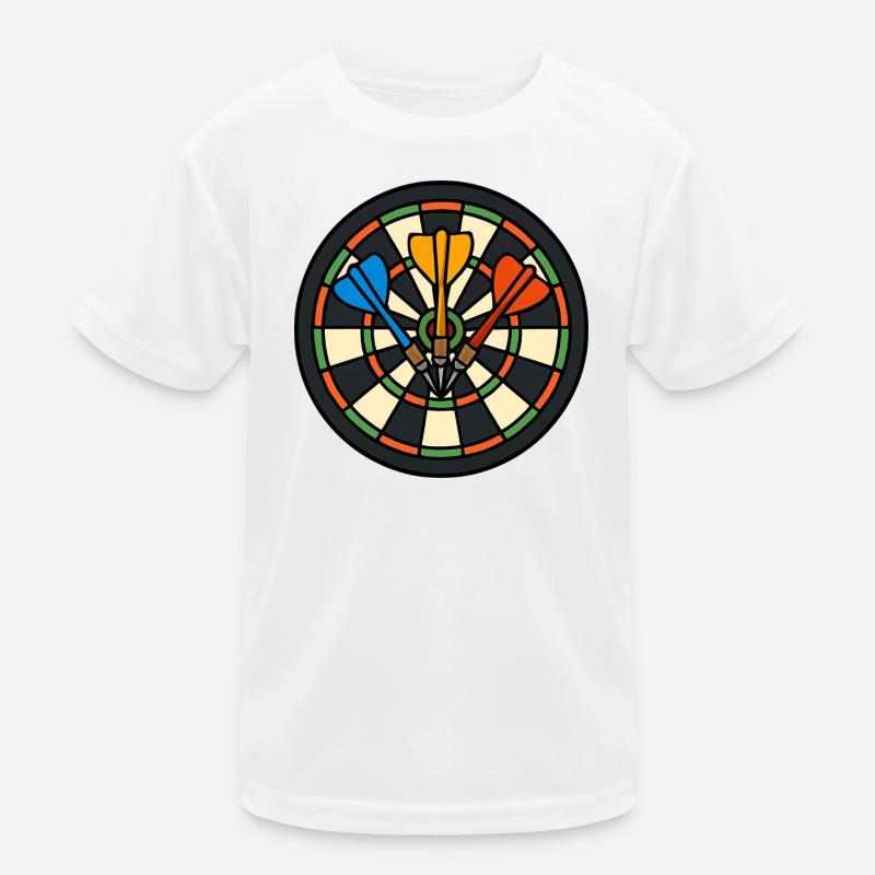 Motif de la cible de fléchettes : Impression couleur T-shirt sport Enfant