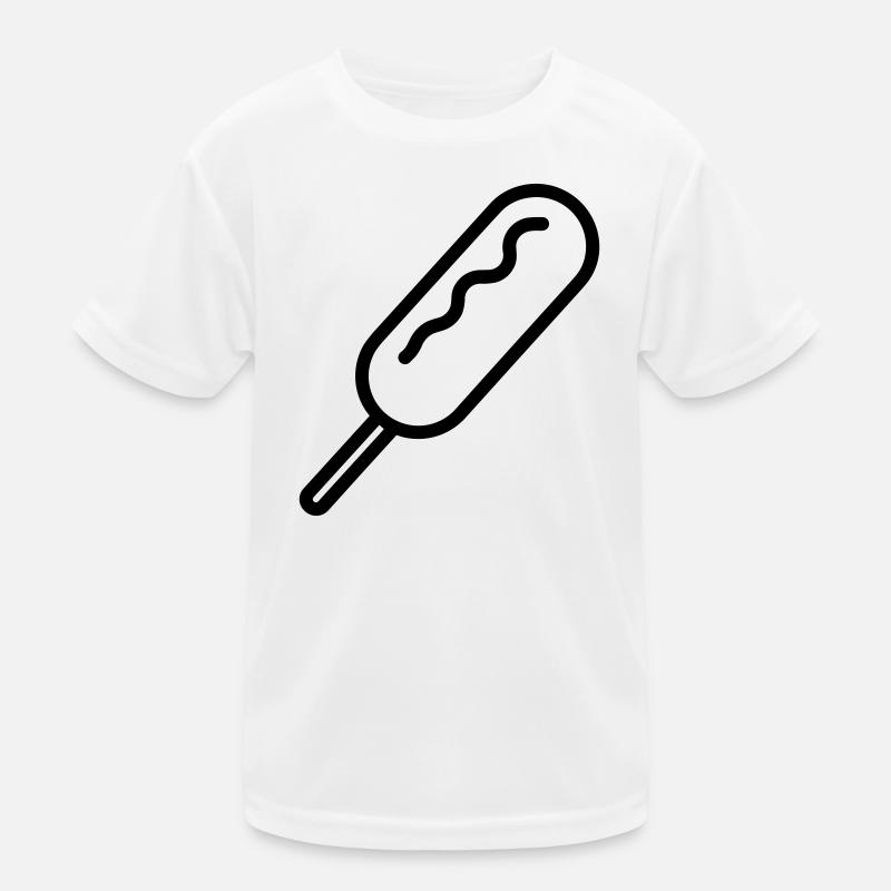 corn dog T-shirt sport Enfant