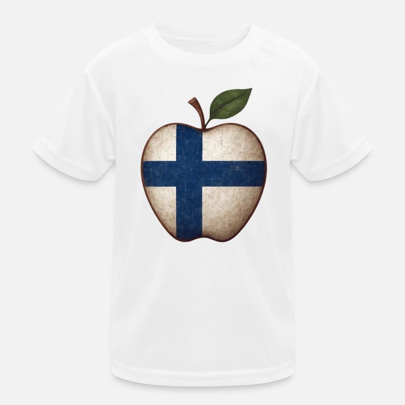 Finnland Kinder Funktions-T-Shirt