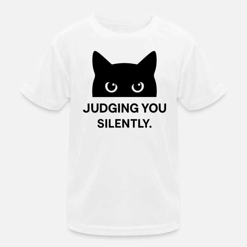Cat humor, cat gift idea, funny pets Kids Functional T-Shirt