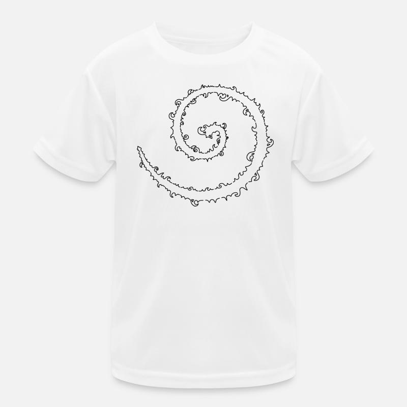 Cybersigilism Spiral Kids Functional T-Shirt