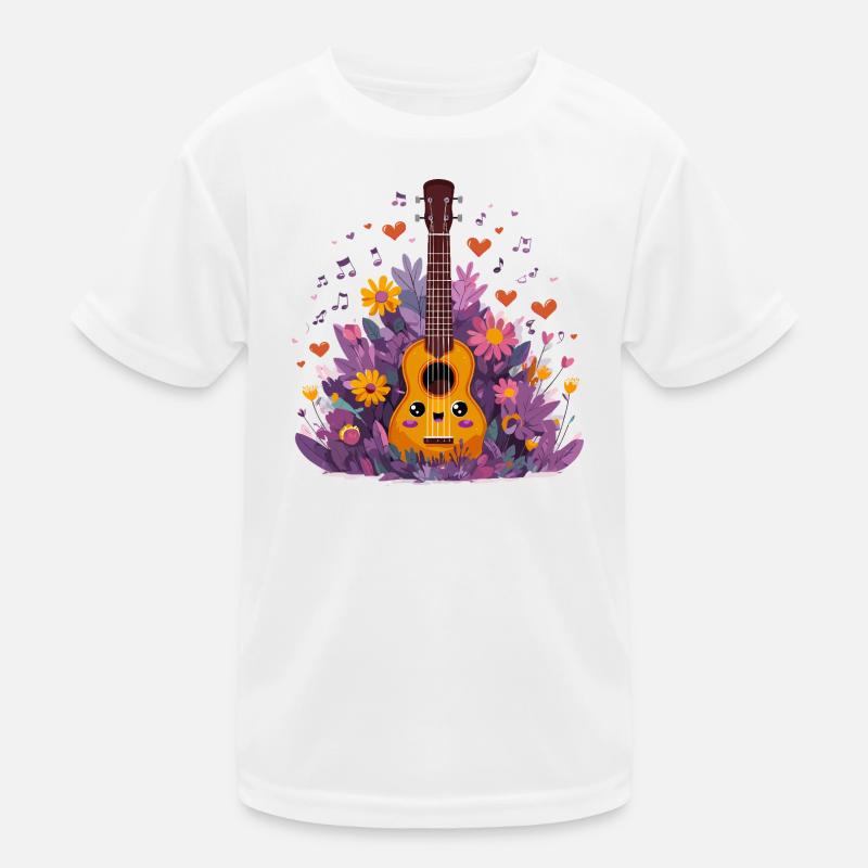 Blooming Ukulele Combo Kids Functional T-Shirt