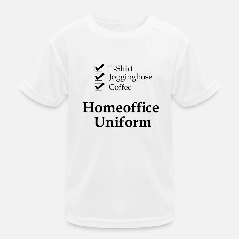 Checkliste_Homeoffice_Uniform_S - Kids Functional T-Shirt - white