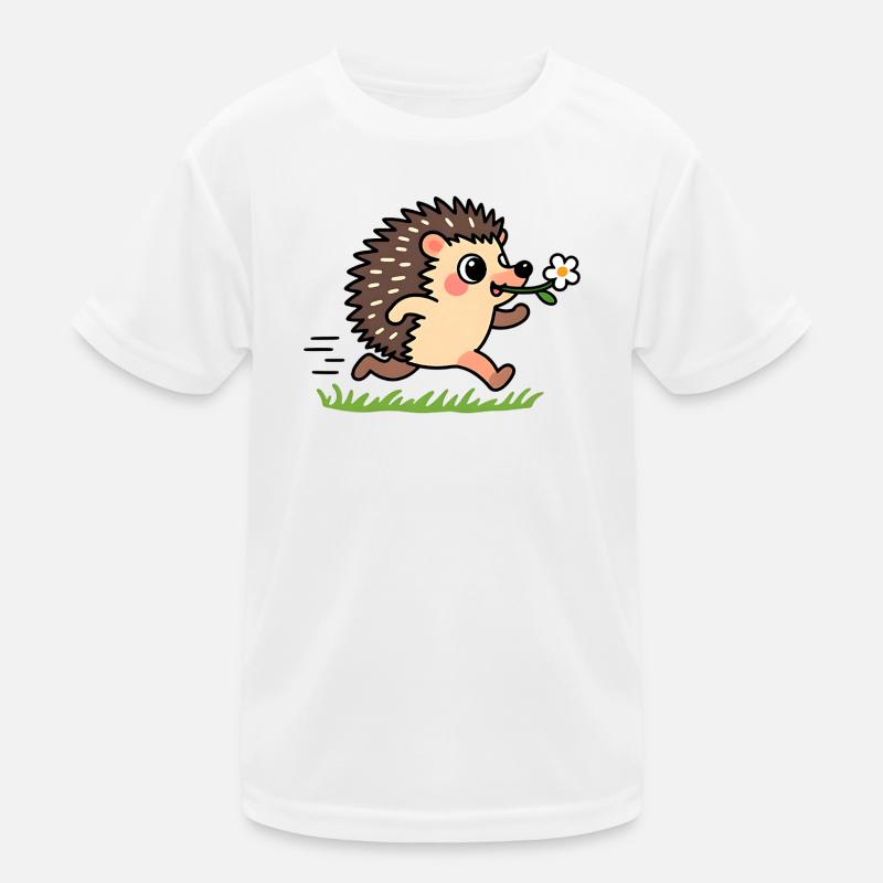 Hérisson avec une fleur T-shirt sport Enfant