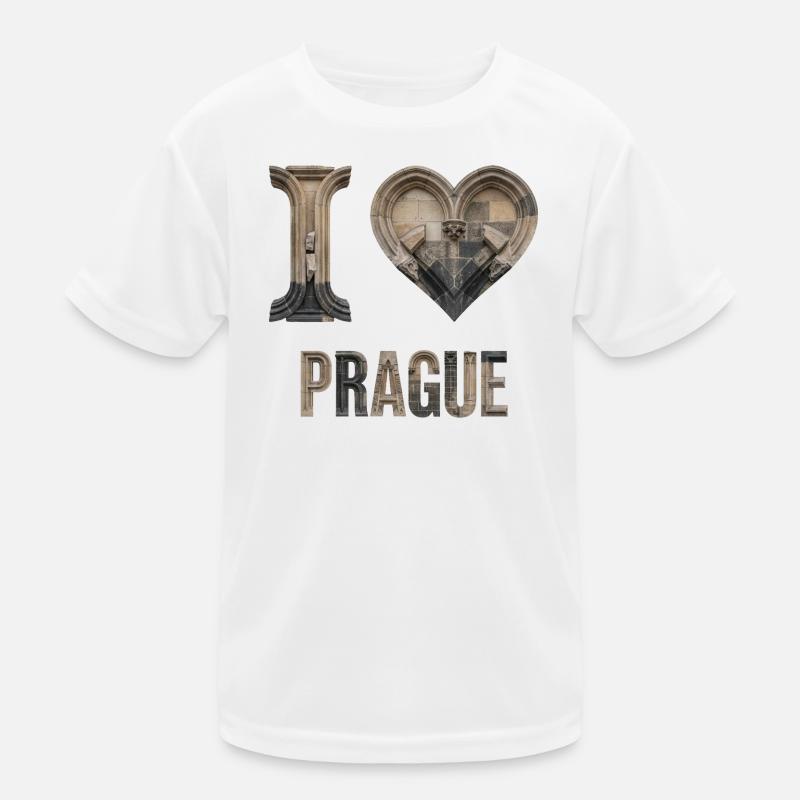 Prague – Stone & Gothic Arches Kids Functional T-Shirt