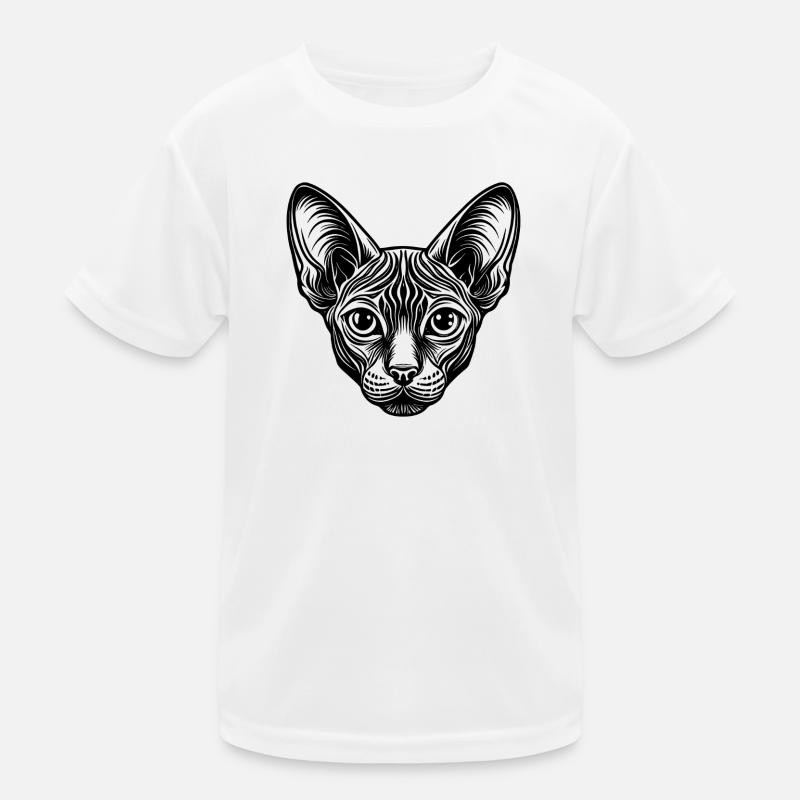 Sphynx-Katze Kinder Funktions-T-Shirt