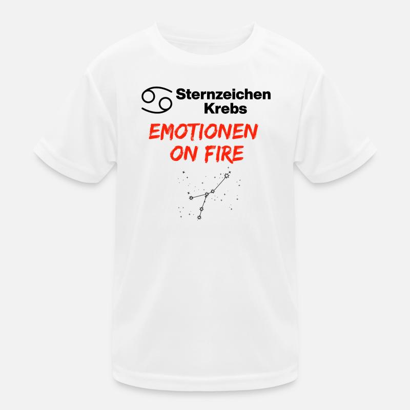 Sternzeichen Krebs – Emotionen on Fire, Geburtstag Kinder Funktions-T-Shirt