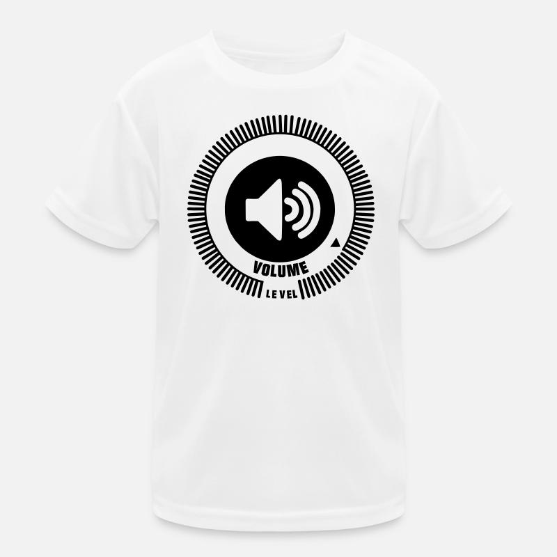 Volume level knob Kids Functional T-Shirt