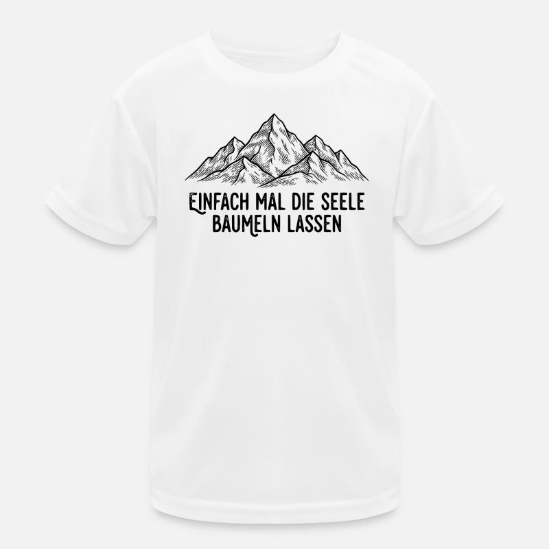 Seele baumeln lassen am Berg T-shirt sport Enfant