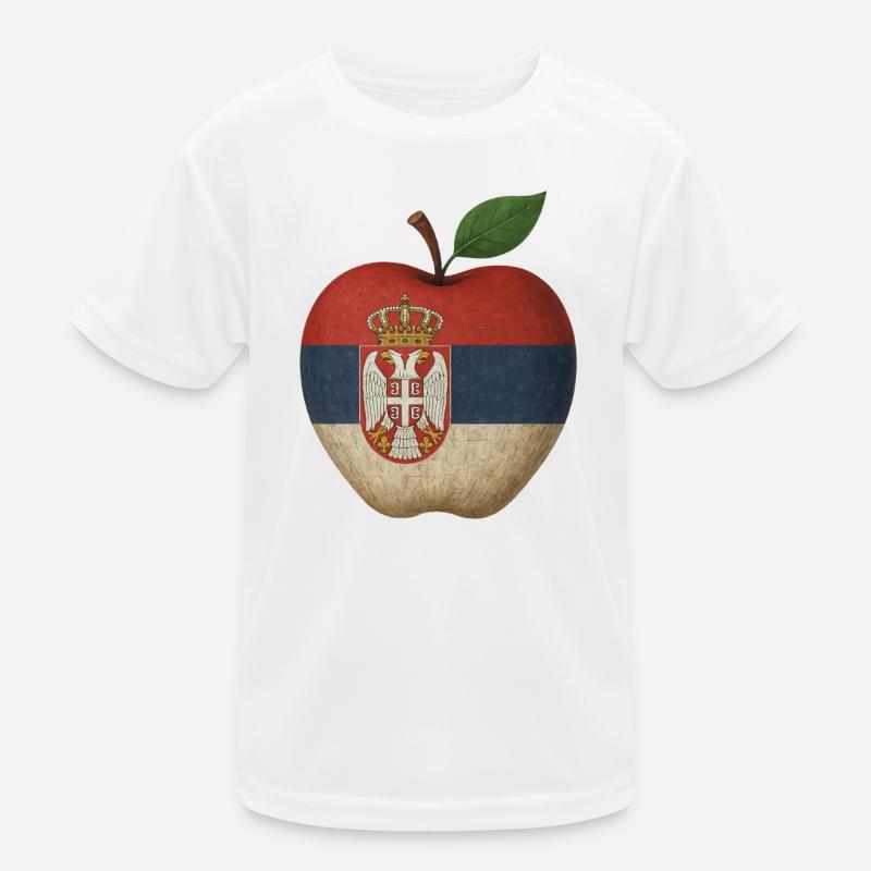 Serbia Kids Functional T-Shirt
