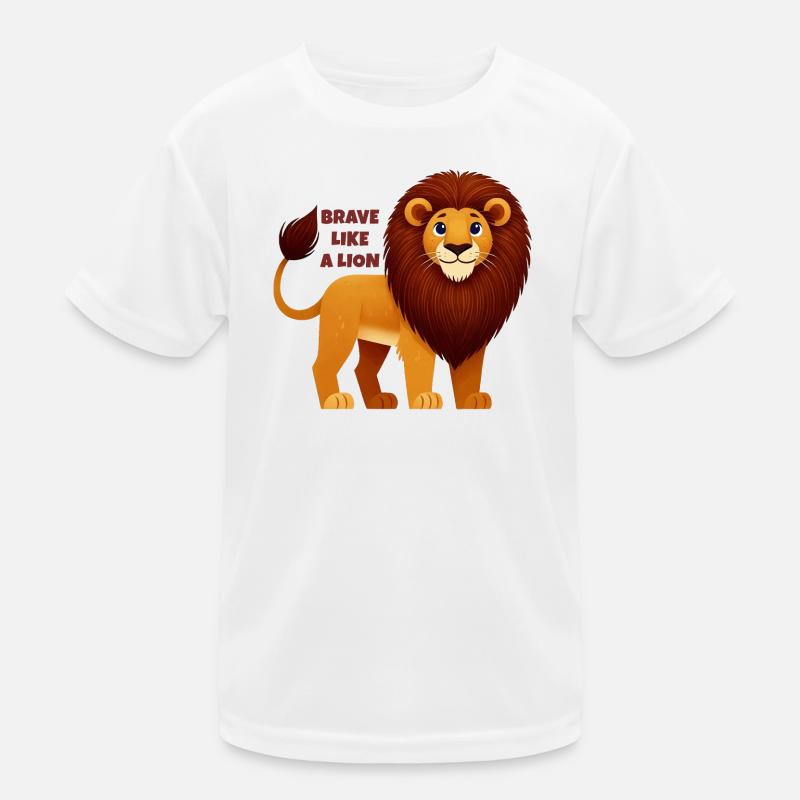 Brave Leo and Sunmane Kids Functional T-Shirt