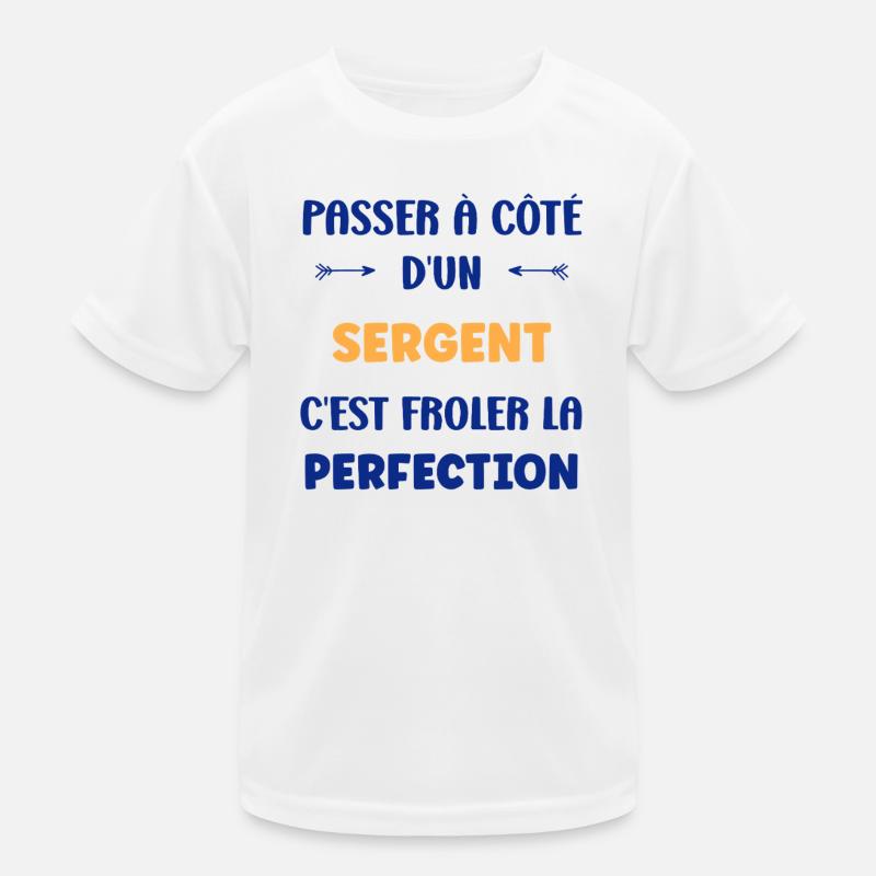 Sergeant Kinder Funktions-T-Shirt
