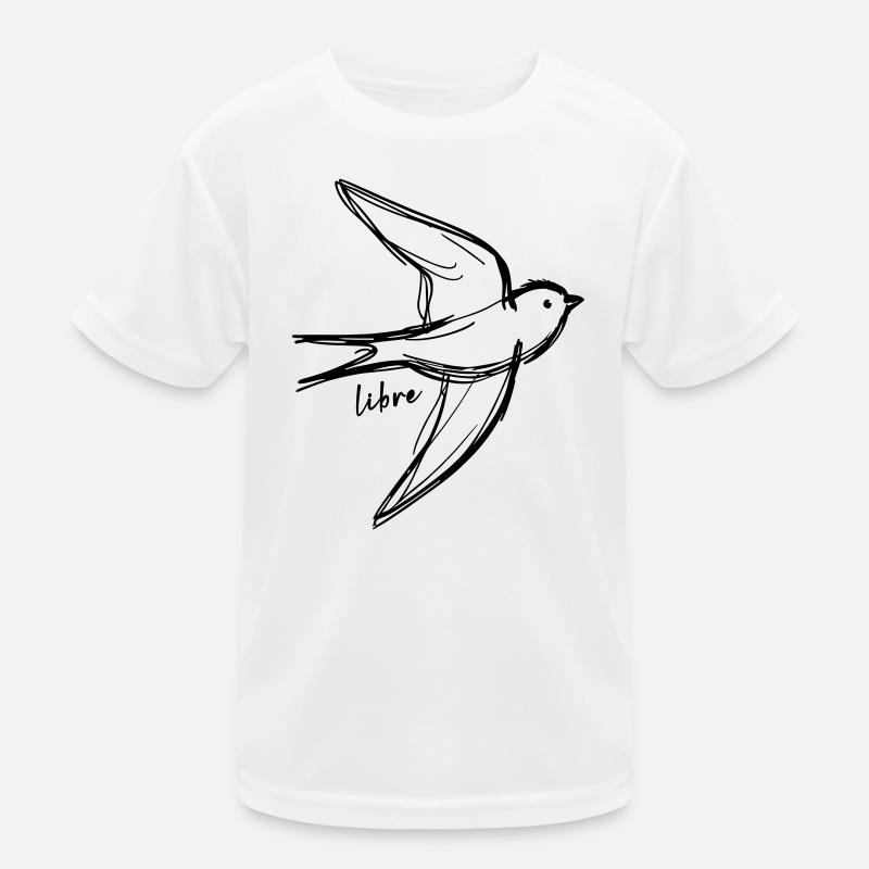 Free bird Kids Functional T-Shirt