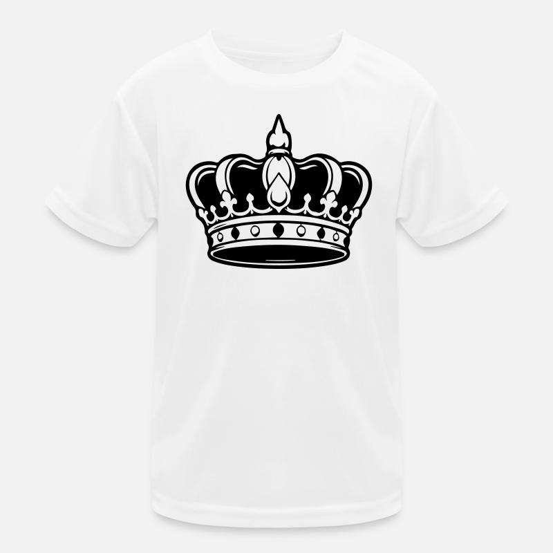 Krone Symbol Kinder Funktions-T-Shirt