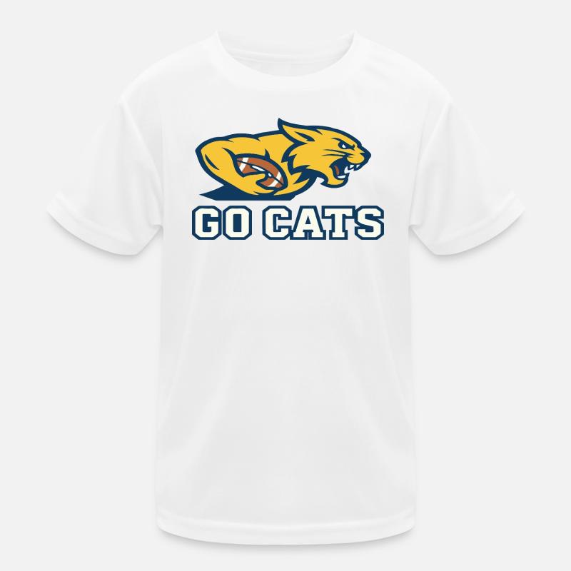 Mascotte secondaire des Wildcats de football Allez T-shirt sport Enfant