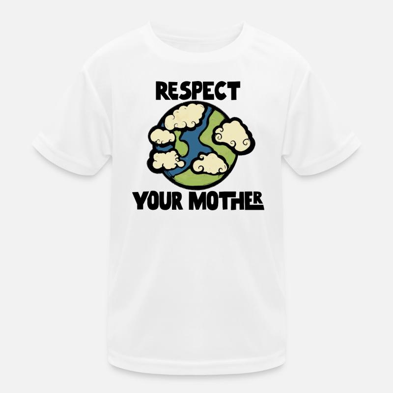 Whimsy Cloud Globe Kids Functional T-Shirt