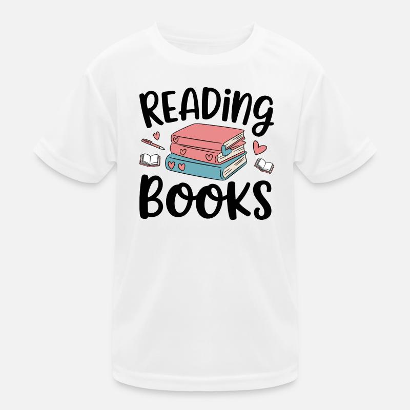 Bücher lesen Kinder Funktions-T-Shirt
