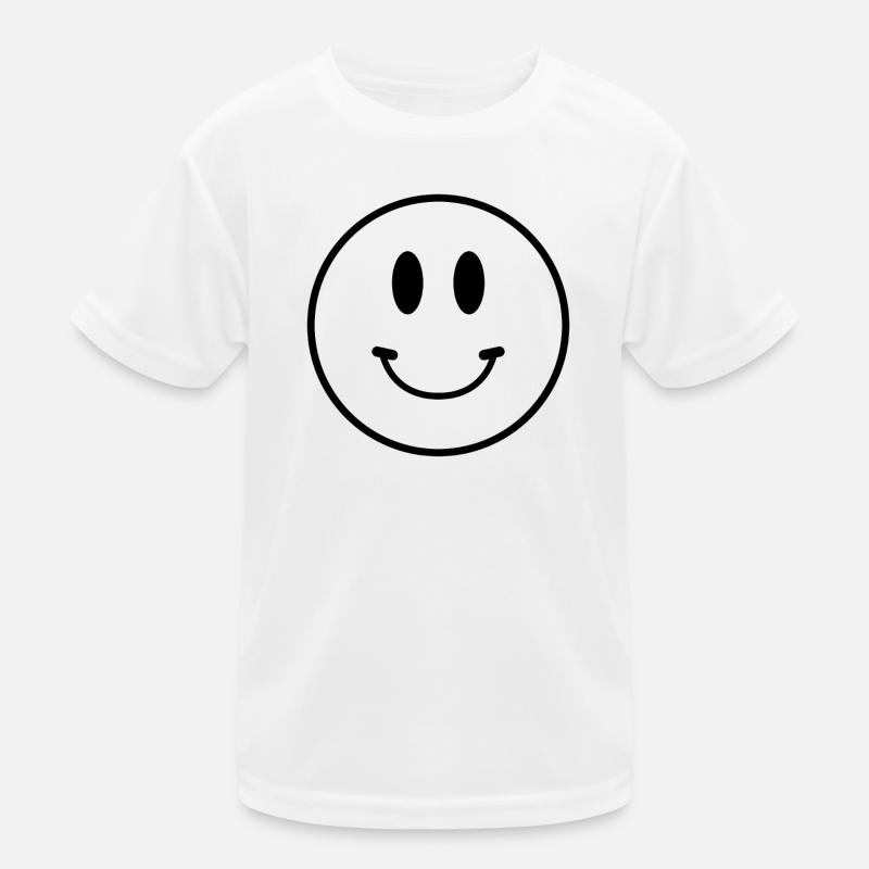 Smiley-Gesicht Kinder Funktions-T-Shirt