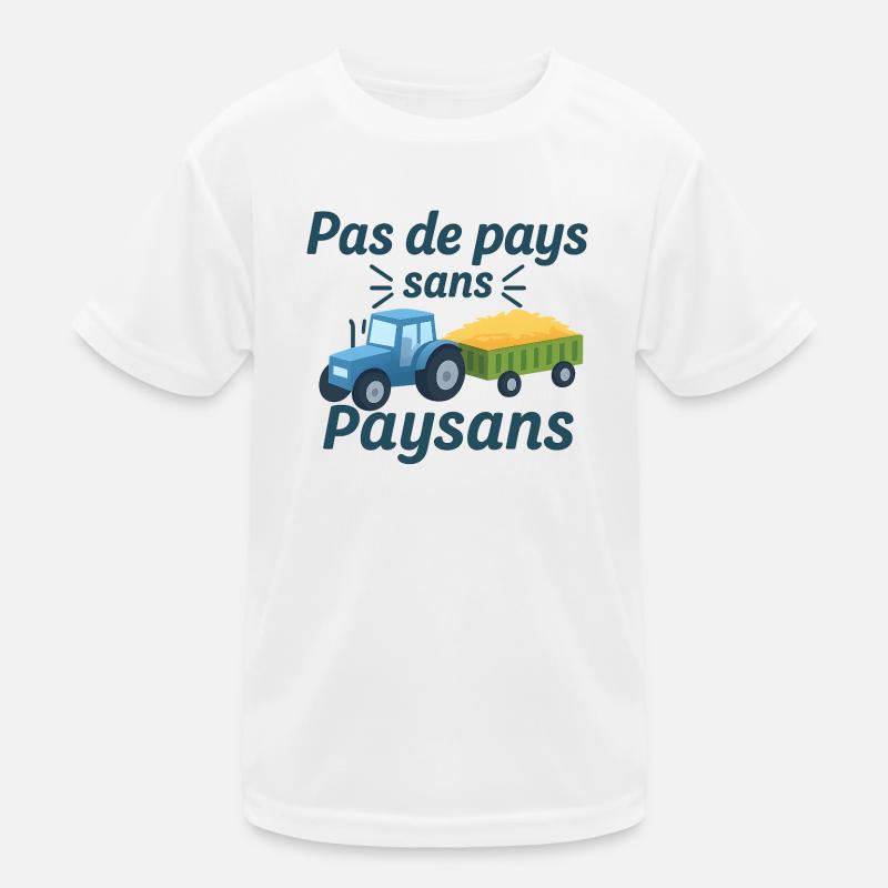 Kein Land ohne Bauern Kinder Funktions-T-Shirt
