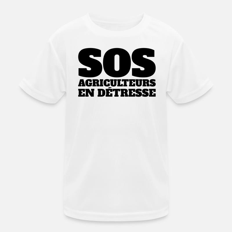 farmer, peasants, cattle breeder Kids Functional T-Shirt