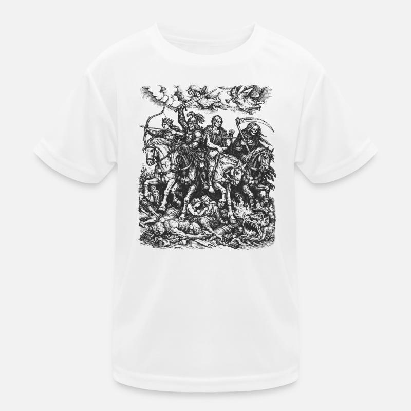 Vier Reiter der Apokalypse Kinder Funktions-T-Shirt
