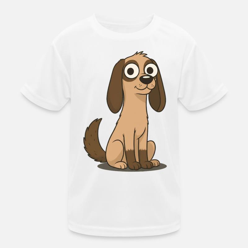 Curieux Beagle de dessins animés T-shirt sport Enfant
